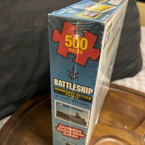 NEW & SEALED Hasbro BATTLESHIP Normandy Edition 500 Piece Puzzle - Picture 3 of 7